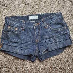 Aeropostale Women's 5/6 Jean Shorts